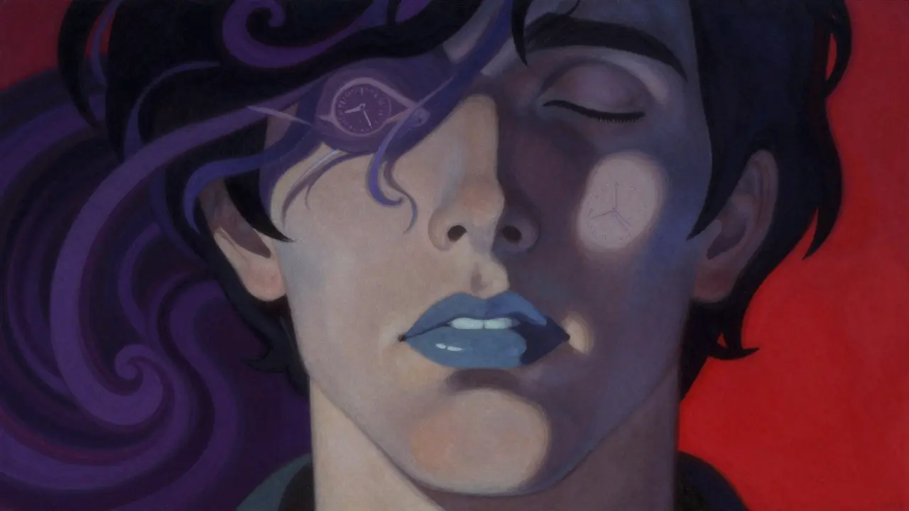 Rostro con labios azulados indicando falta de oxígeno grave