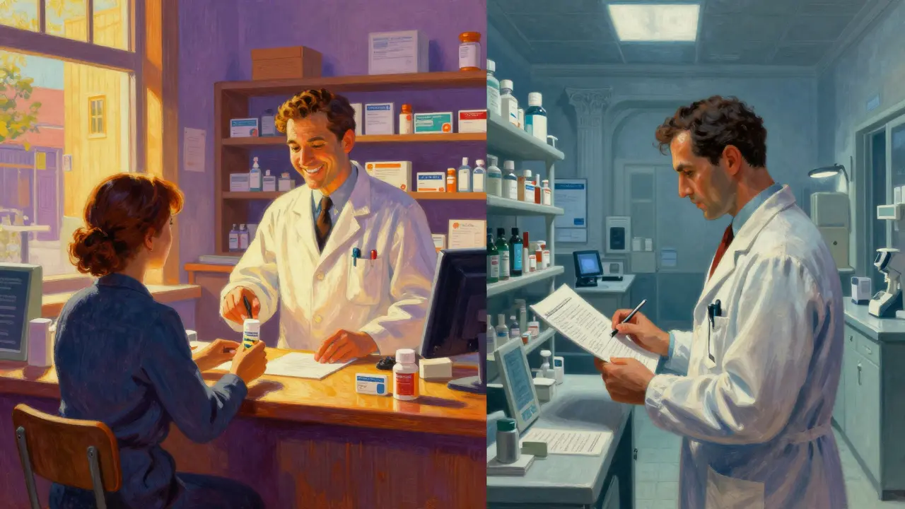 Farmacia Comunitaria vs Hospitalaria: Diferencias Clave en la Sustitución de Medicamentos
